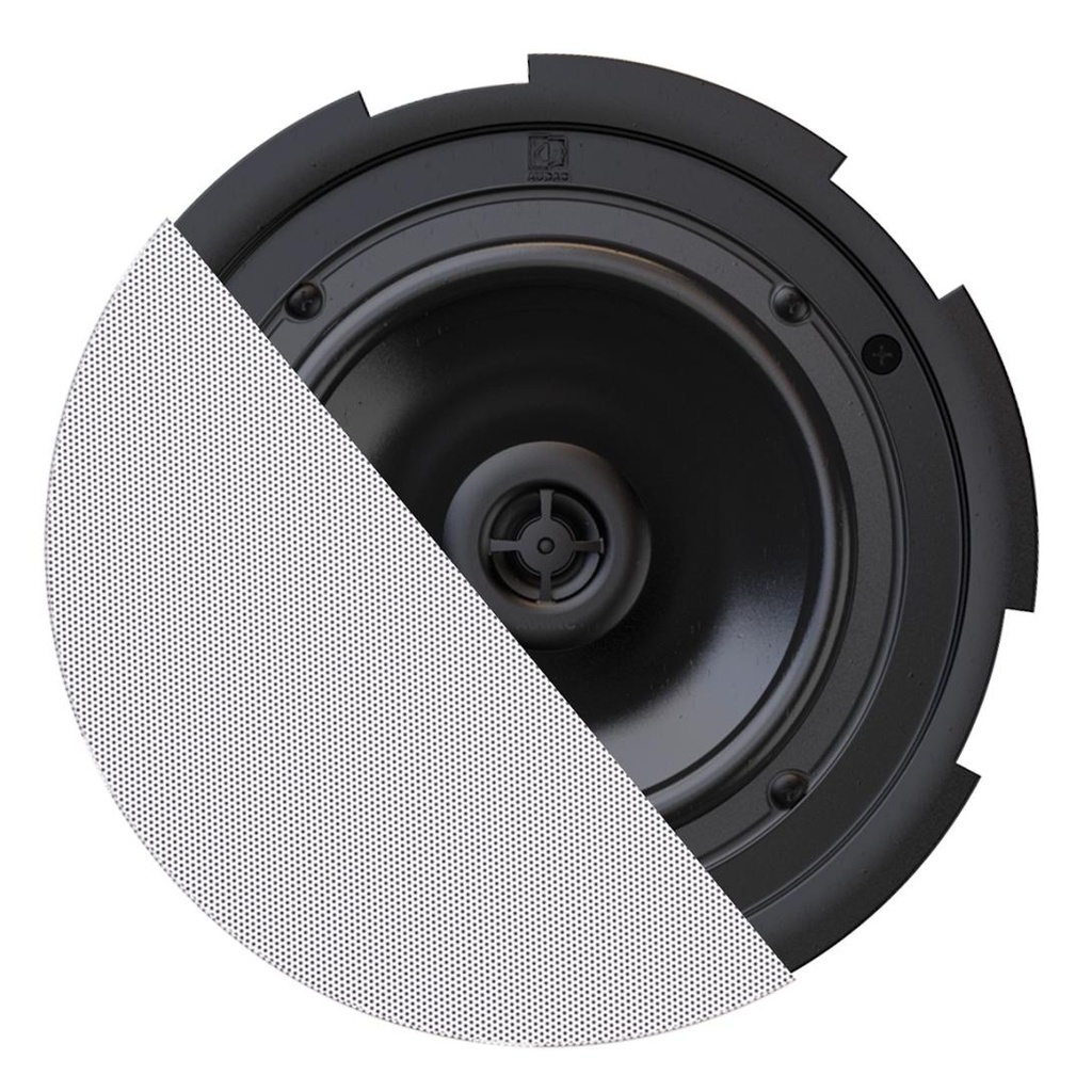 Audac CIRA724I/W - HP Encastré 2 voies 6,5'' 100V/24W - Blanc (RAL9016)