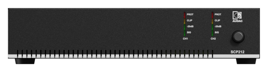 Audac SCP212 - Amplificateur compact - 2x120W@4ohm/240W@100V