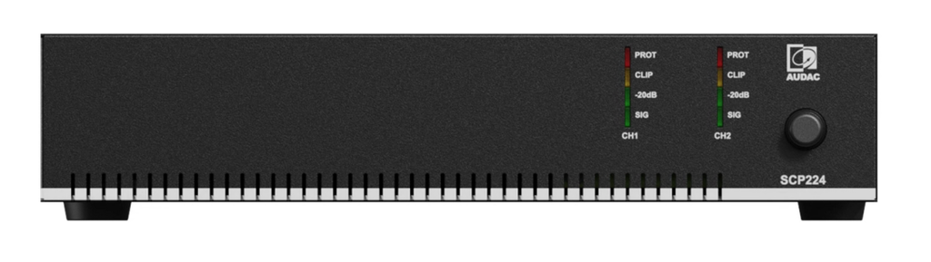 Audac SCP224 - Amplificateur compact - 2x240W@4ohm/480W@100V