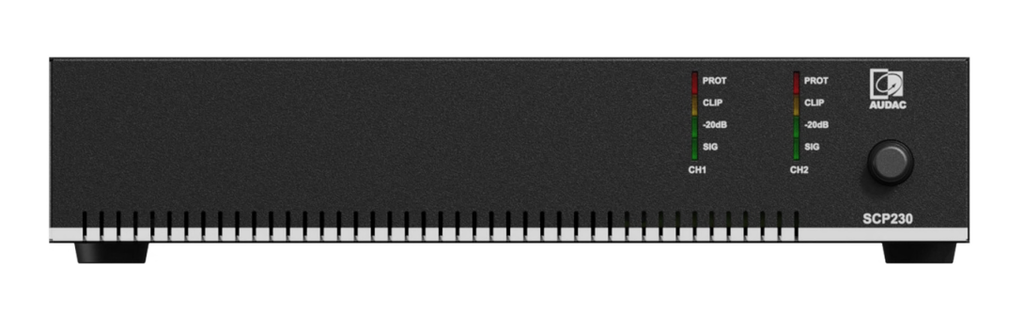 Audac SCP230 - Amplificateur compact - 2x300W@4ohm/600W@100V