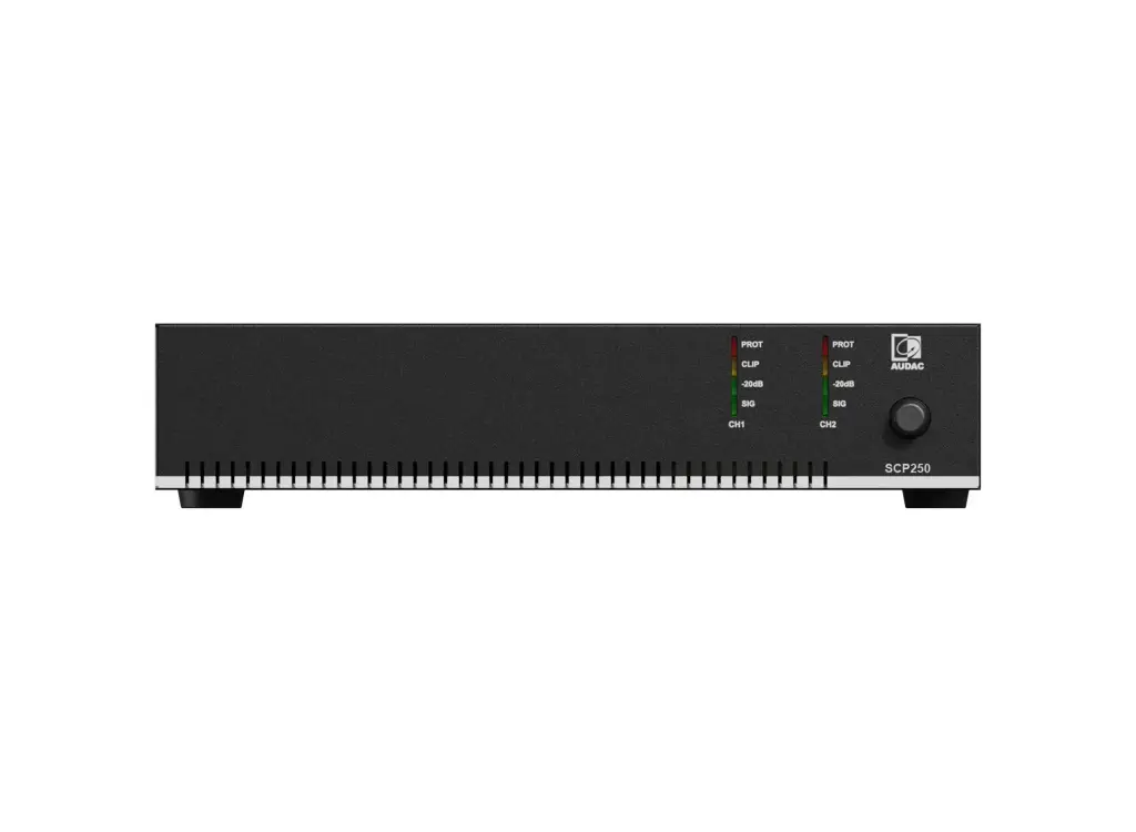 Audac SCP250 - Amplificateur de puissance compact 2 canaux Class-D