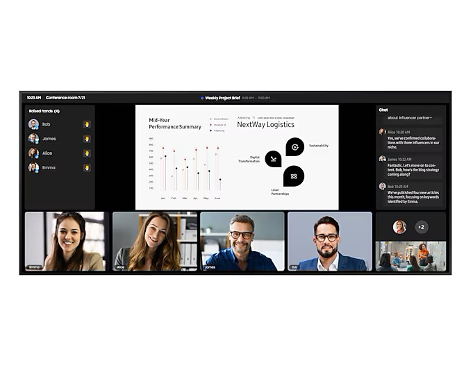 Samsung QP105DX - Écran 105", 21:9, 5K, 500 cd/m², 24/7