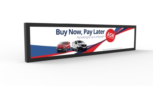Allsee - Écran stretch, 37", 24/7, 1'000 cd/m²