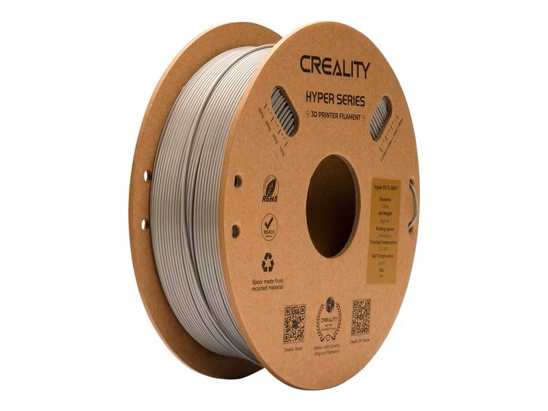 Creality Filament PETG Hyper Gris, 1.75 mm, 1 kg
