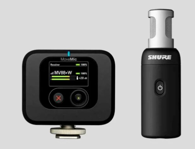 Shure MV88+W-KIT-Z6 - Microphone stat. stéréo, sans fils, kit