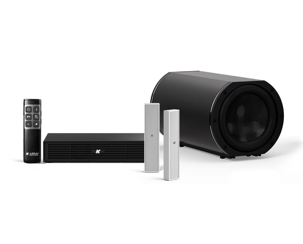 K-Array Azimut-KAMUT2L14 II - Sono Ultra-compact - Blanc