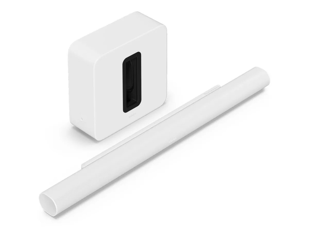 Sonos Arc Ultra bundle SUB4 blanc - Barre son Premium inclus Subwoofer