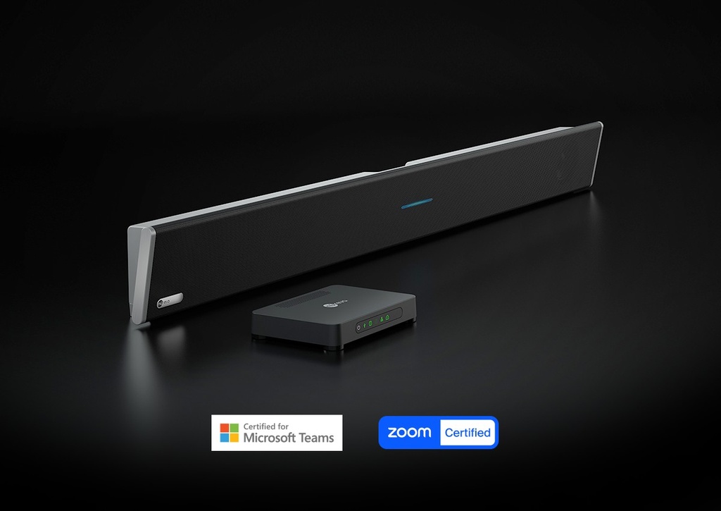 Nureva HDL310 noir - Barre de son visioconférence noire pour grandes salles jusqu'à 9.1 x 9.1 m