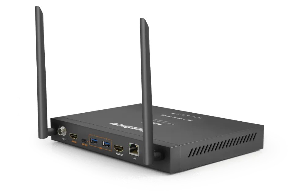 Wyrestorm - SW-220-TX-W - Commutateur de présentation 4K à 2 entrées avec diffusion sans fil - sans bouton