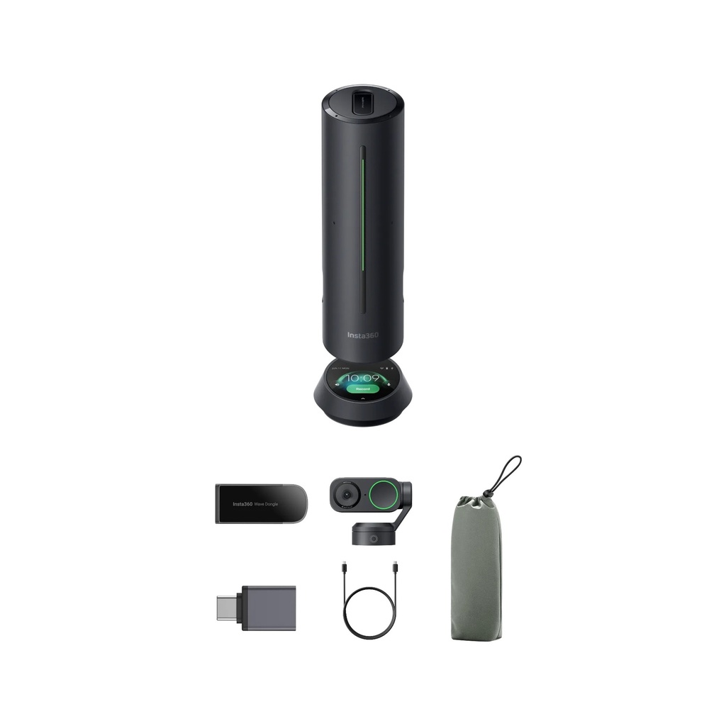 Insta360 Pack Wave + Link 2 - Webcam + micros + HP