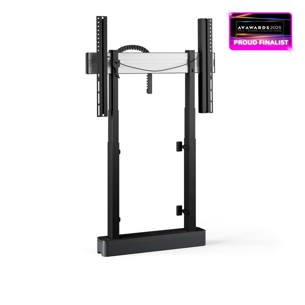 Vogel's Rise 2000B Noir - Élévateur motorisé pour écran sol-mur Direct Control