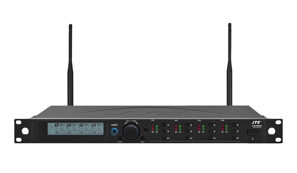 JTS CS-W4C/6 - Récepteur Wireless pour 4x micros