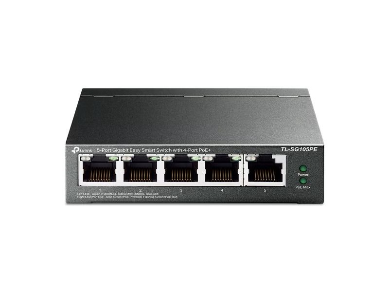 TP-Link - TL-SG105PE - Switch Omada, Manageable, POE+, 5 ports