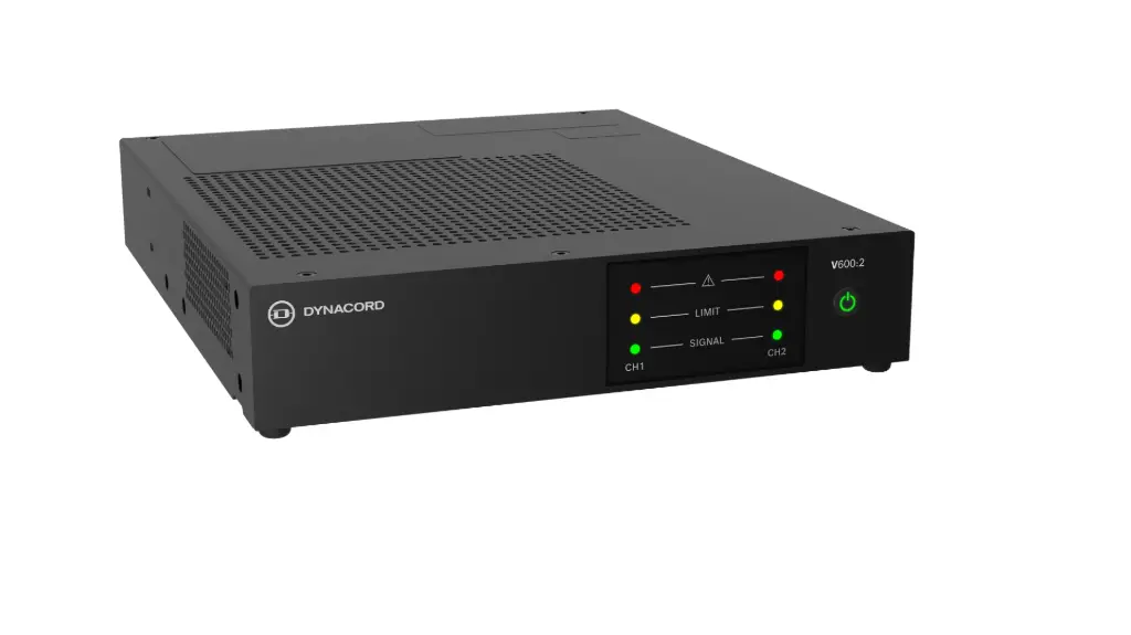 Dynacord - V600:2 - Amplificateur de puissance multicanal pour installations commerciales