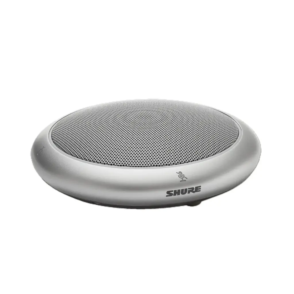 Shure MXA320AL - Microphone multicapsules de table, Aluminium