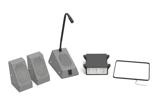 Contacta STS-K002L - Haut-parleur + microphone de guichet