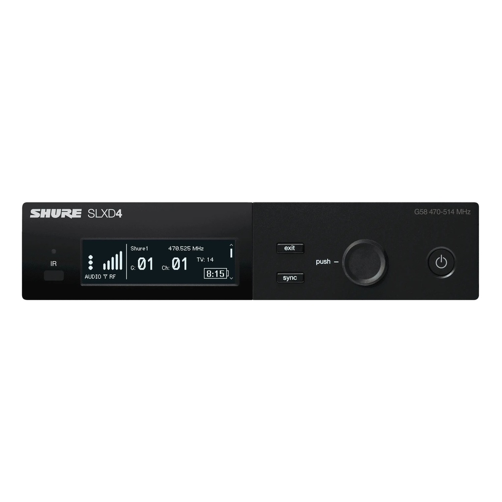 Shure SLXD4+E=-G65 - Récepteur numérique