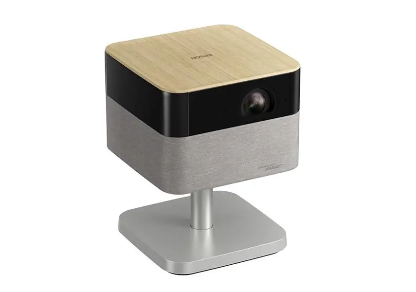 Epson Lifestudio Flex Plus EF-72 Chêne – Projecteur portatif smart, Sound by Bose, Google TV, 4K Pro
