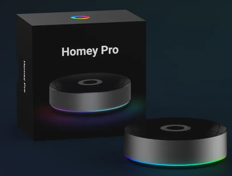 Homey Pro - Hub domotique universel 4GB RAM Zigbee Z-Wave Matter Thread Wi-Fi - 2026