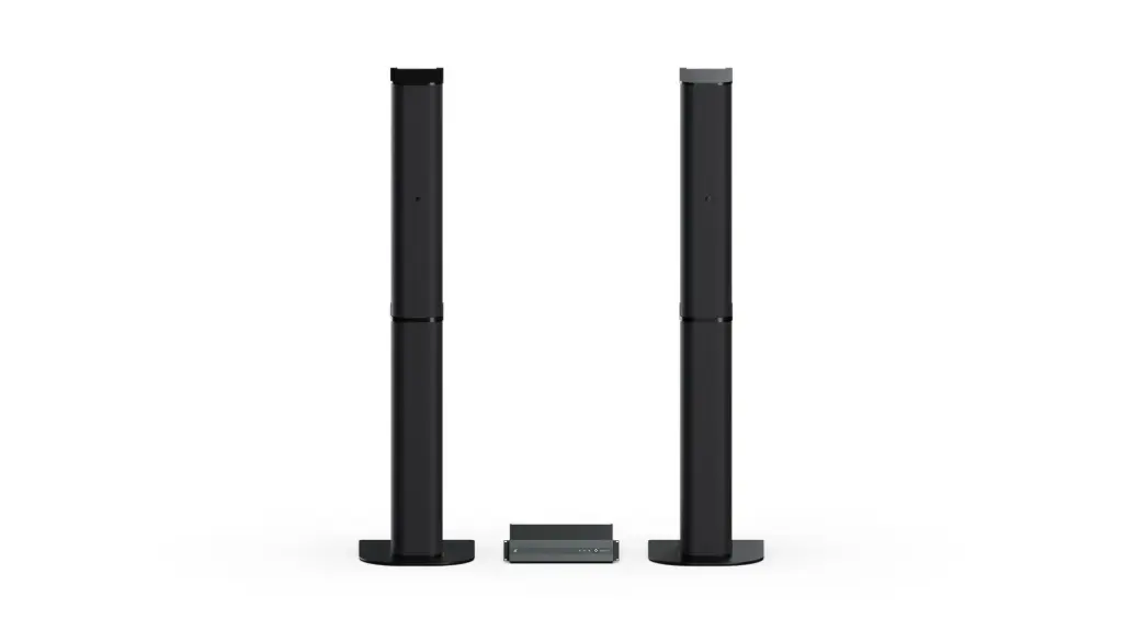 K-Array Dolomite-KRD202P - Line-array actif, kit stéréo 2x 2 m + ampli KA104LIVE - Noir