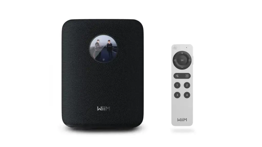 WiiM Sound - Enceinte connectée / Multiroom stéréo 100 W avec écran - Noir