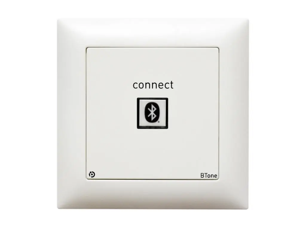 Btone - Plaque mural Bluetooth audio Edizio - Blanc