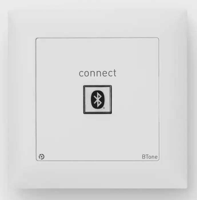 Btone - Plaque murale Dante, Bluetooth audio Edizio - Blanc