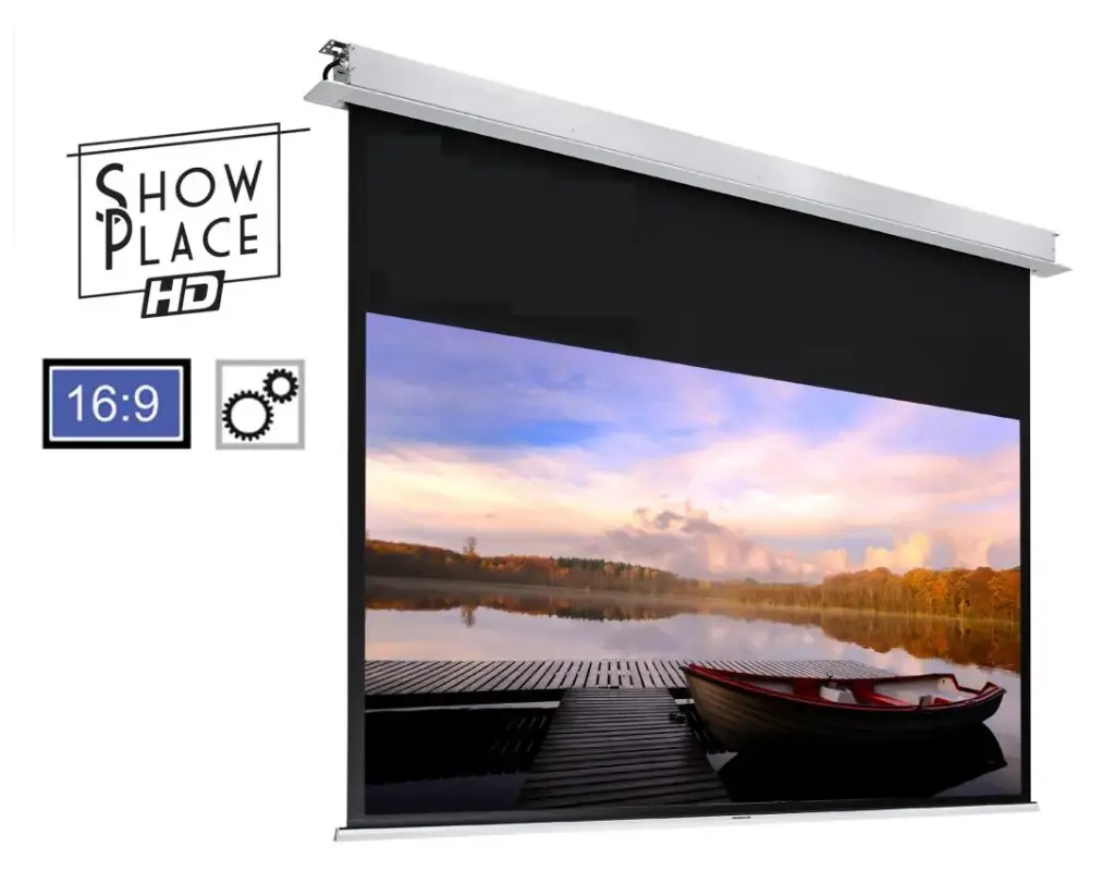 Lumene Show Place 350C - Ecran motorisé encastrable 16/9 3500 x 1970