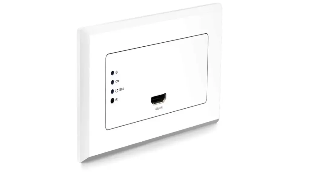 Blustream HEX11WPW-TX - HDMI-RS232&IR Wall Plate HDBaseT 70m - Blanc