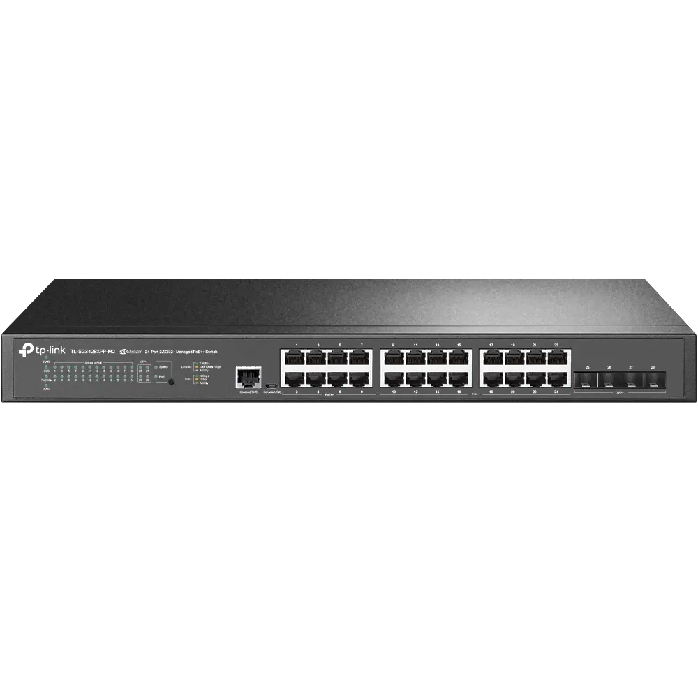 TP-Link - SG3428XPP-M2 - Switch 16 ports PoE+ et 8 ports PoE++