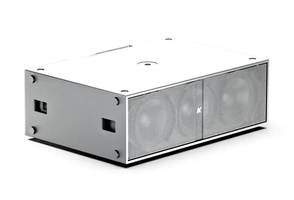K-Array Thunder-KSCARDIO412P - Subwoofer cardioïde passif 4x12", 2500 W, 4 Ω, IP54 - Blanc