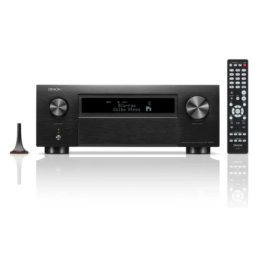 Denon AVC-X6800H - Ampli-tuner AV 140W 8K à 11.4 canaux Powered by HEOS™ Noir
