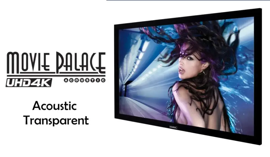 Lumene Movie Palace 300 C - Ecran Acoustique fixe 16/9 4K 3050x1720
