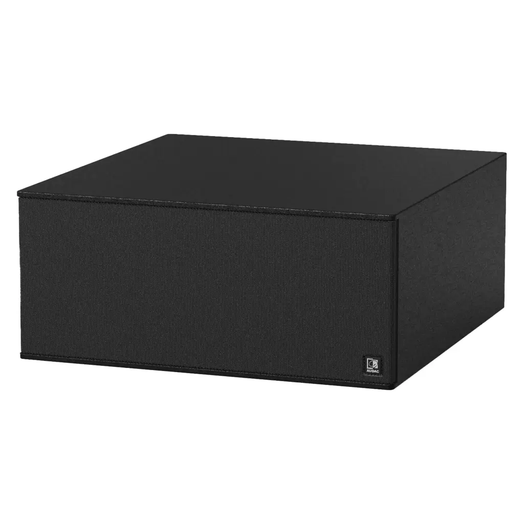 Audac ARCHI10X/OB - Infra-caisson passif 10", charge passe-bande AeroVent - Noir extérieur