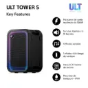 Sony ULT TOWER 5 - Enceinte Bluetooth sans fil, 300 W, 20 h, IPX4, portable, noir