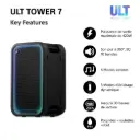 Sony ULT TOWER 7 - Enceinte Bluetooth sans fil, 420 W, 30 h, IPX4, portable sur roulettes, noir