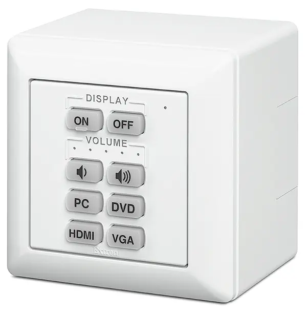 Extron Gamme EWB 211 — Boîtier mural externe à un gang pour produits Flex55 et EU ; blanc