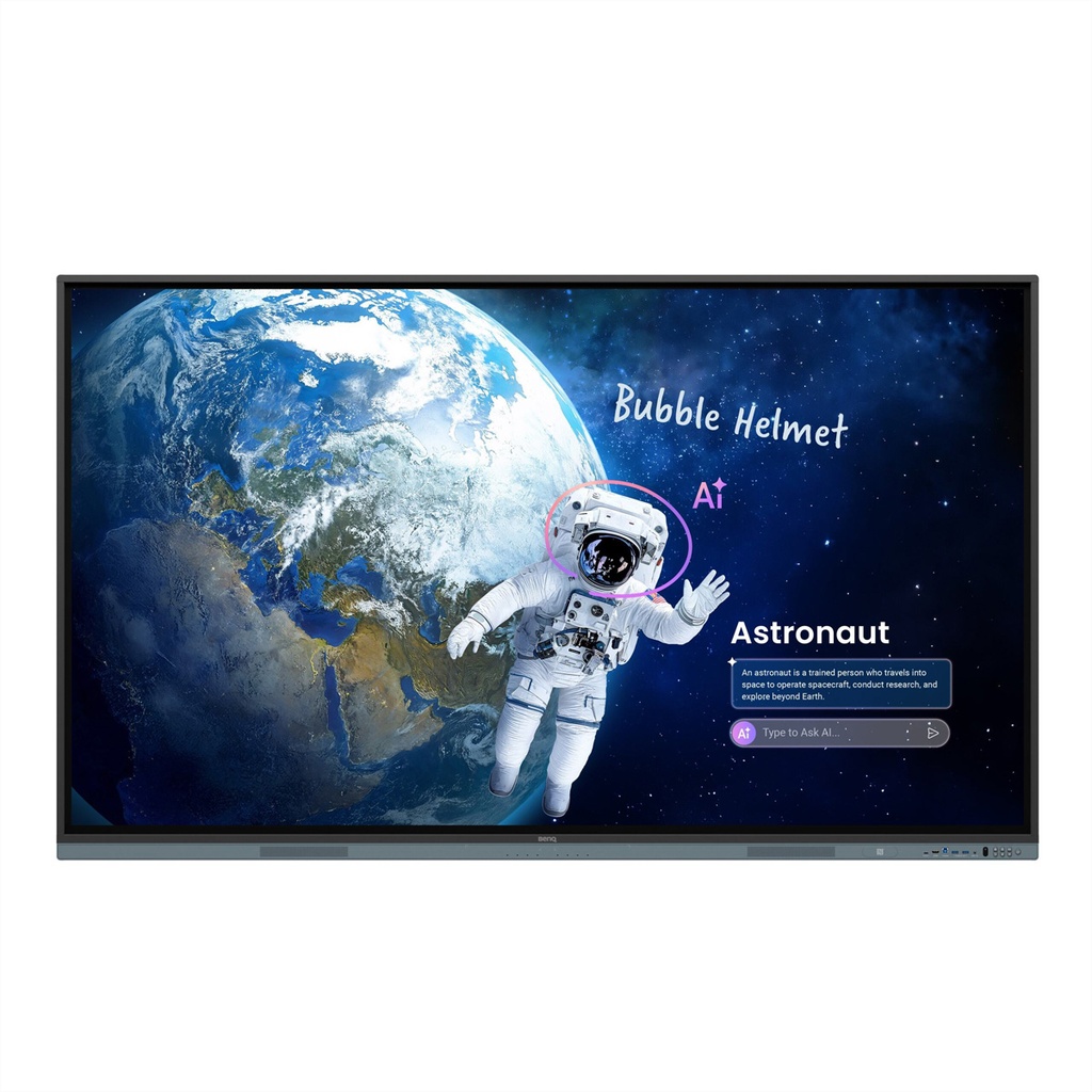 BenQ 9H.FC6TC.DE1 - Écran interactif RM8605, 86, UHD, 450cd/m²