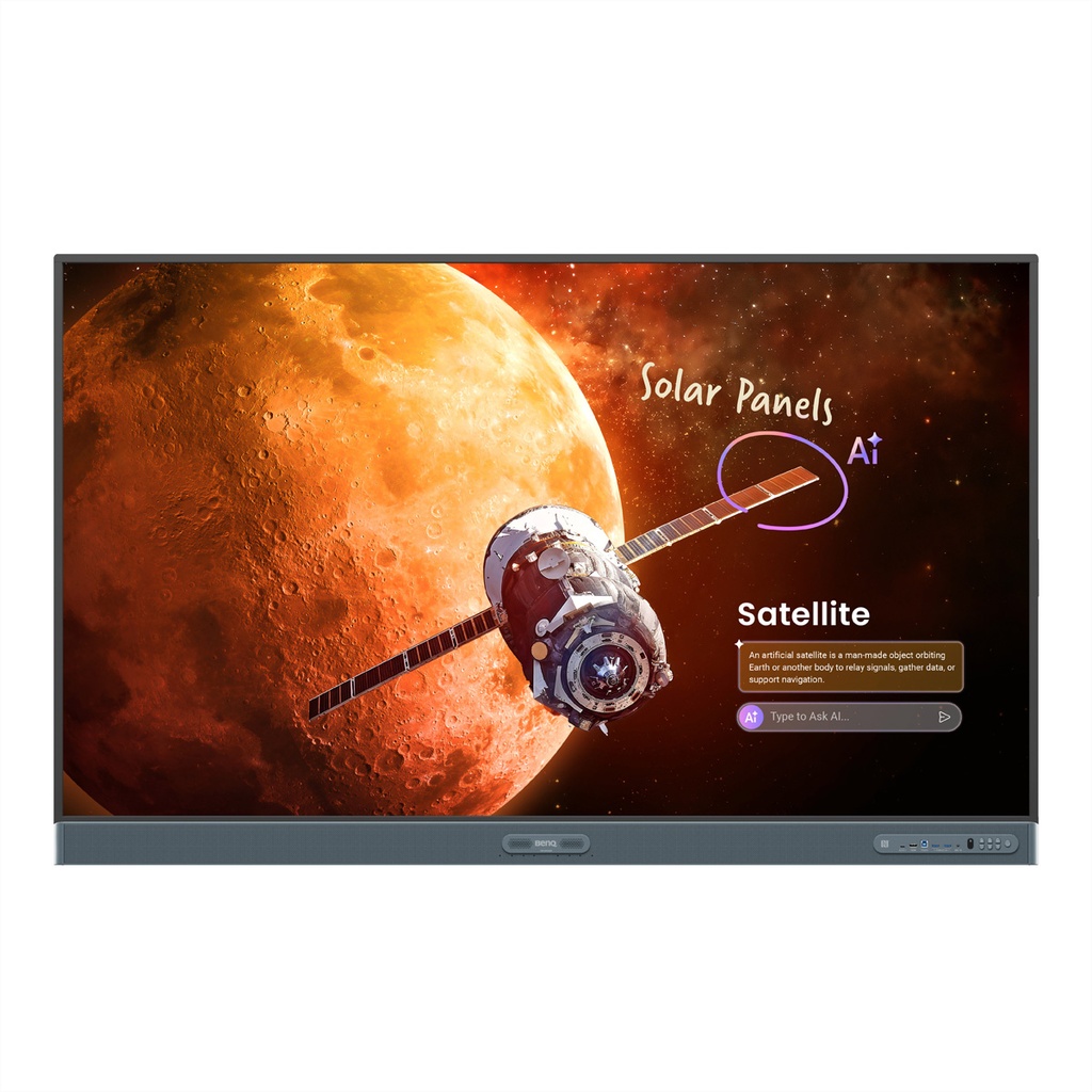 BenQ 9H.FC2TC.DE1 - Écran interactif RP7505, 75, UHD, 450cd/m²