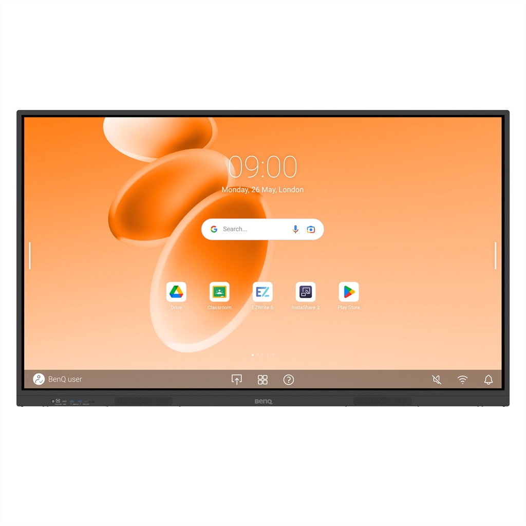 BenQ 9H.FCRTK.DE2 - Écran interactif RE6505E, 65", UHD, 450cd/m²