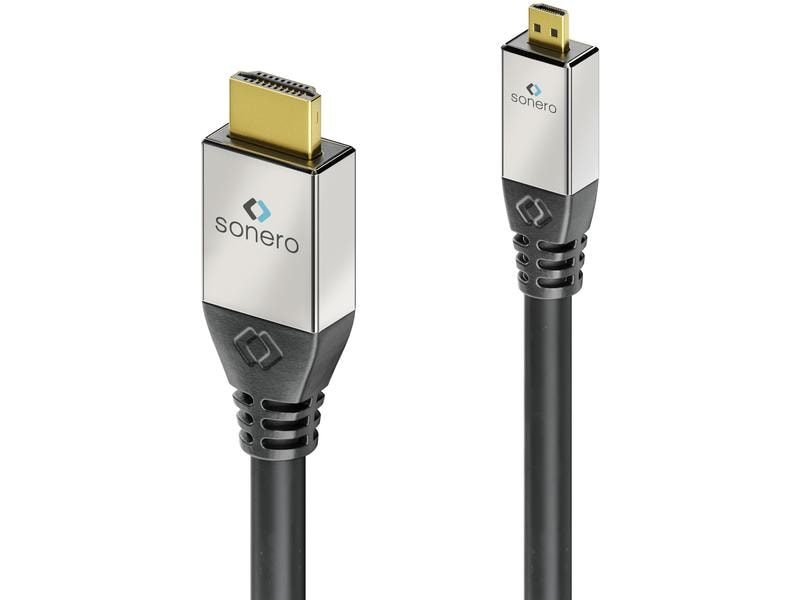 Sonero Câble Micro HDMI (HDMI-D) - HDMI, 3 m