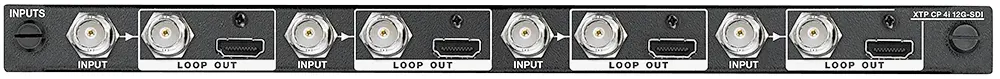 Extron XTP CP 4o 12G-SDI — Carte à quatre sorties 12G-SDI avec audio stéréo