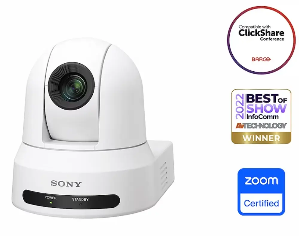 Sony SRG-X40UH/WC - Caméra PTZ 4K, zoom 20x, blanc