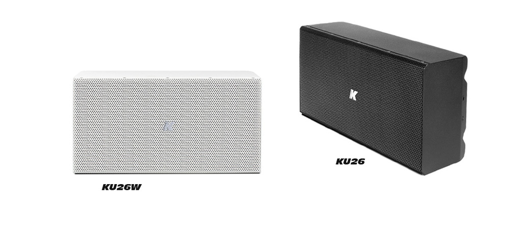 K-Array Rumble-KU26W - Subwoofer passif 6", 160 W, 8/32 Ω, 45–150 Hz, IP64 - Blanc