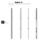 K-Array Vyper-KV102RW II - Line-array encastré 1 m, 16x1", 300 W, 8/32 Ω, IP65 - Blanc