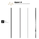 K-Array Vyper-KV102W II - Line-array ultra-plat 1 m, 16x1", 300 W, 8/32 Ω, IP65 - Blanc