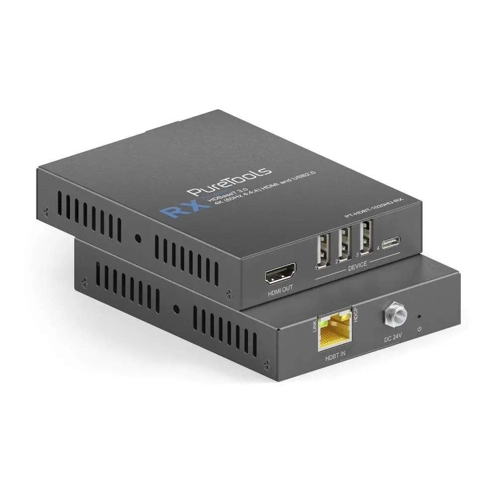 PureLink PT-HDBT-1020HU-RX - Récepteur HDBaseT 3.0 HDMI et USB 2.0