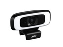 AVer CAM130 - Webcam, 4K, FOV 120º, zoom 5X, avec double microphone intégré, éclairage d'appoint, cadrage automatique et prédéfini IA