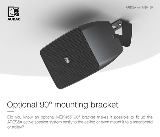 Audac MBK455 Noir (Paire)