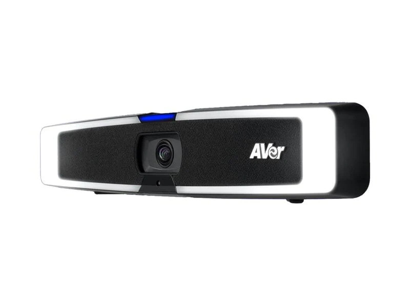 AVer VB130 - Barre de son vidéo USB 4K, FOV 120 degrés avec lumière d'appoint